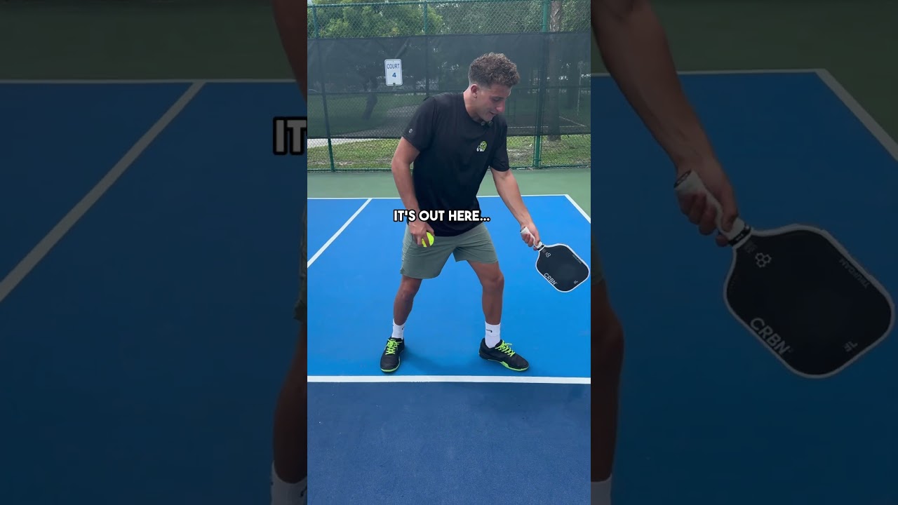 How to Hit a Forehand Dink with Topspin in Pickleball! #pickleballtips #pickleball
