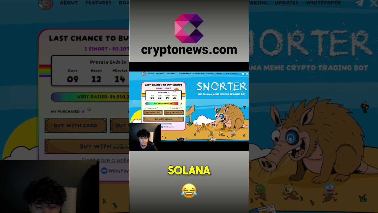 Solana Meme Coins: Snorter Bot Could Explode! shorts
