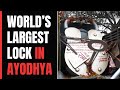 Ayodhya Ram Mandir News I Worlds Largest Lock Arrive In Ayodhya Ahead Of Ram Temple Ceremony