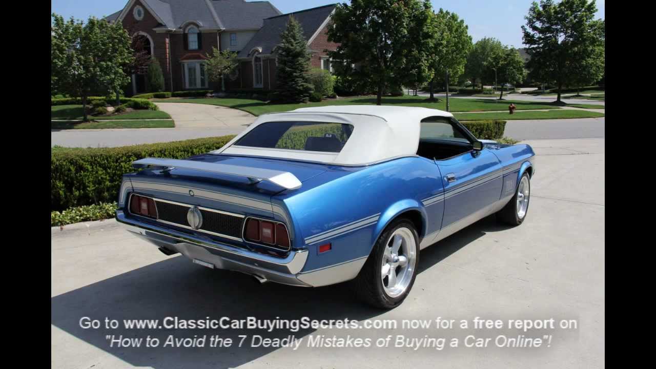 Ford mustang mach 1 convertible #9