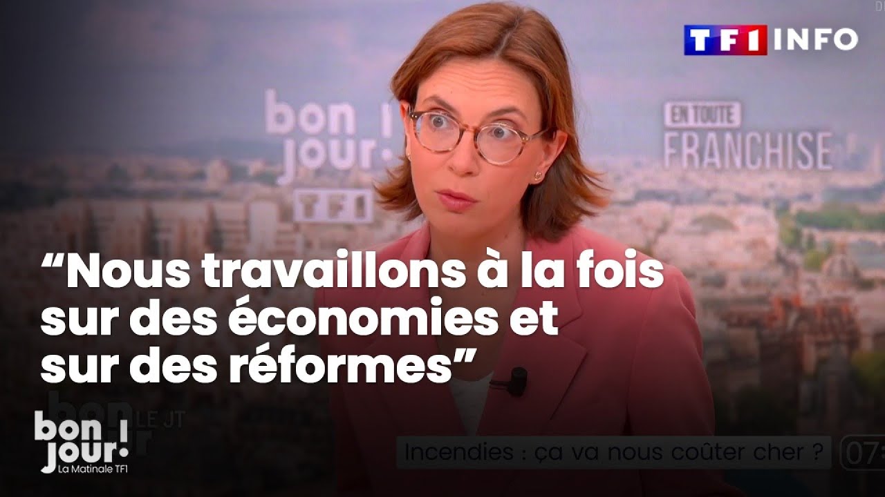 Budget : "Nous travaillons à la fois sur des économies et sur des réformes" : Amélie de Montchalin