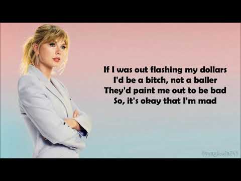 Taylor Swift - The Man (Lyrics)