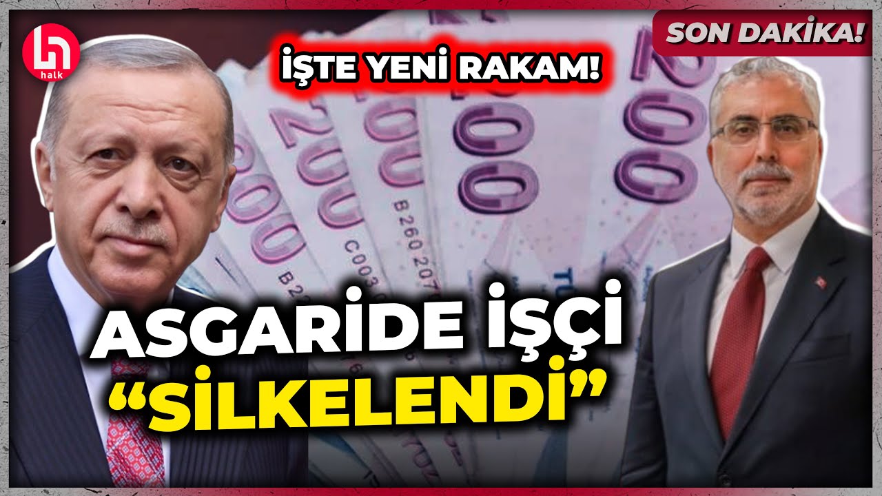 SON DAKİKA! Asgari ücret belli oldu! İşte yeni rakam!