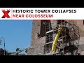Rome tower Collapse: Several Workers Injured in Partial Building Collapse Near Colosseum | NewsX