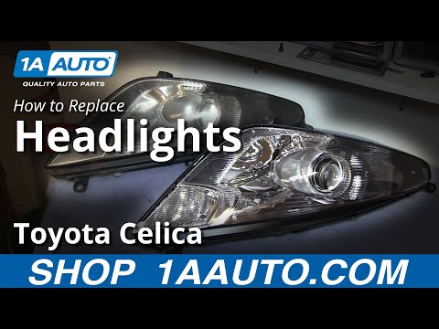 TOYOTA Celica 7 - Headlight and Bulb Replacement