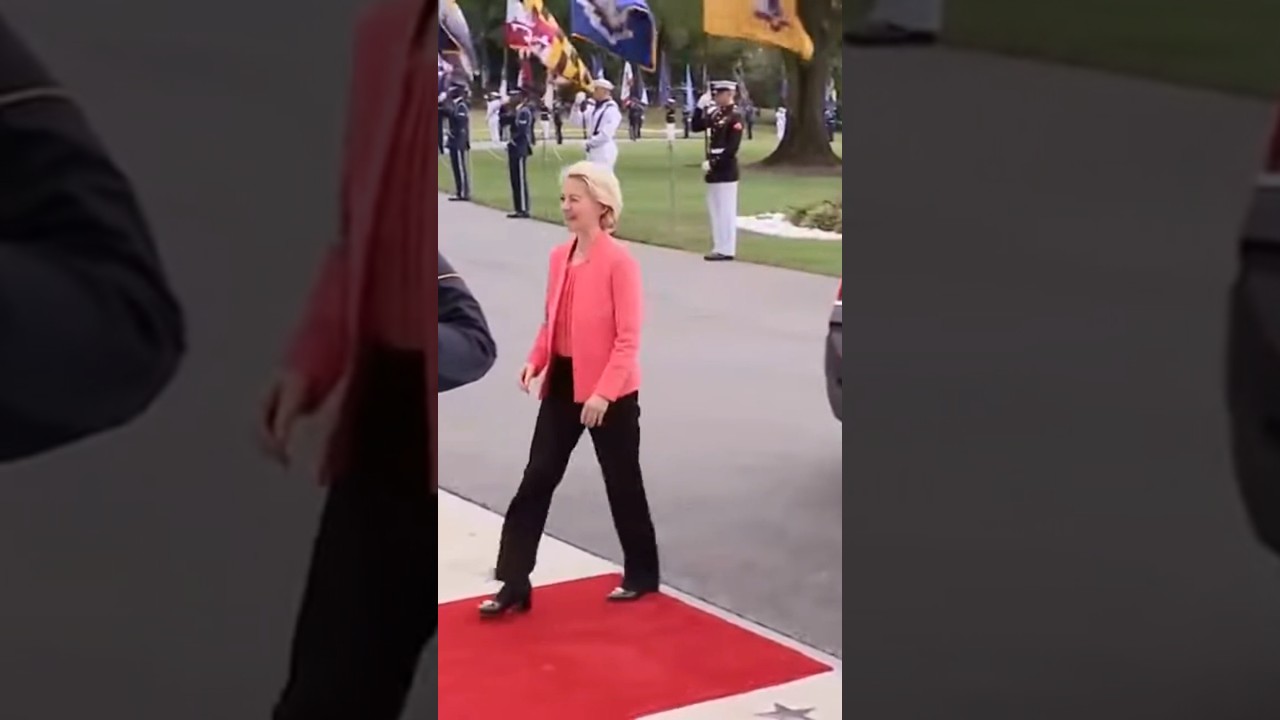 Przewodnicząca KE Ursula von der Leyen przybywa do Białego Domu