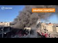 WARNING: GRAPHIC CONTENT Gaza fighting intensifies after US vetoes ceasefire in UN