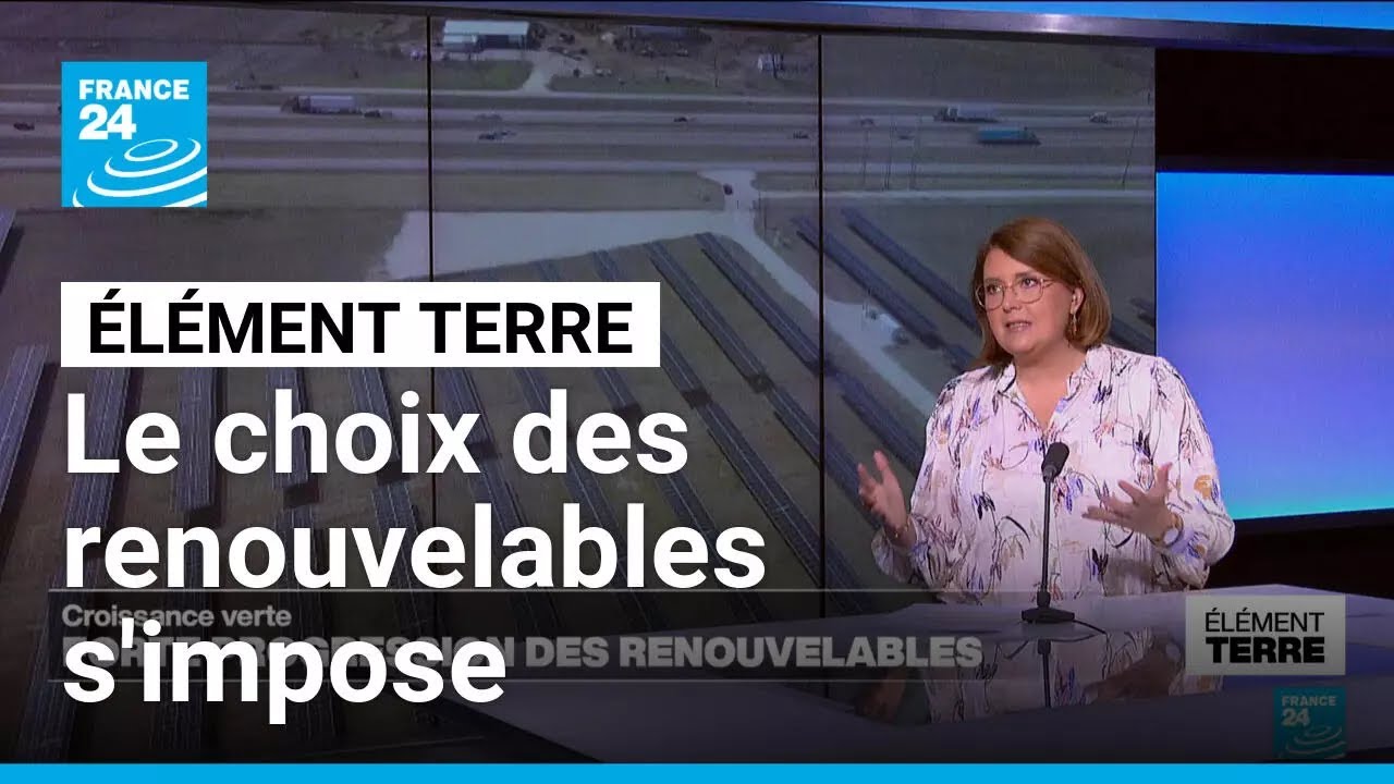 Les énergies renouvelables en forte progression, dépassent le charbon • FRANCE 24