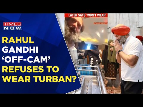 Bharat Jodo Yatra: Rahul Gandhi 'Off- Cam' refuses to wear a turban in Punjab? Bharat Jodo Yatra: Rahul Gandhi 'Off- Cam' refuses to wear a turban in Punjab?
