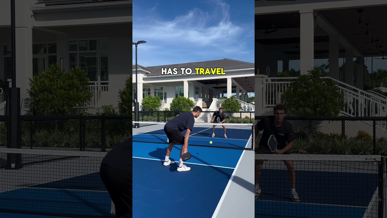 The secret to dodging out balls! #pickleball #pickleballtips
