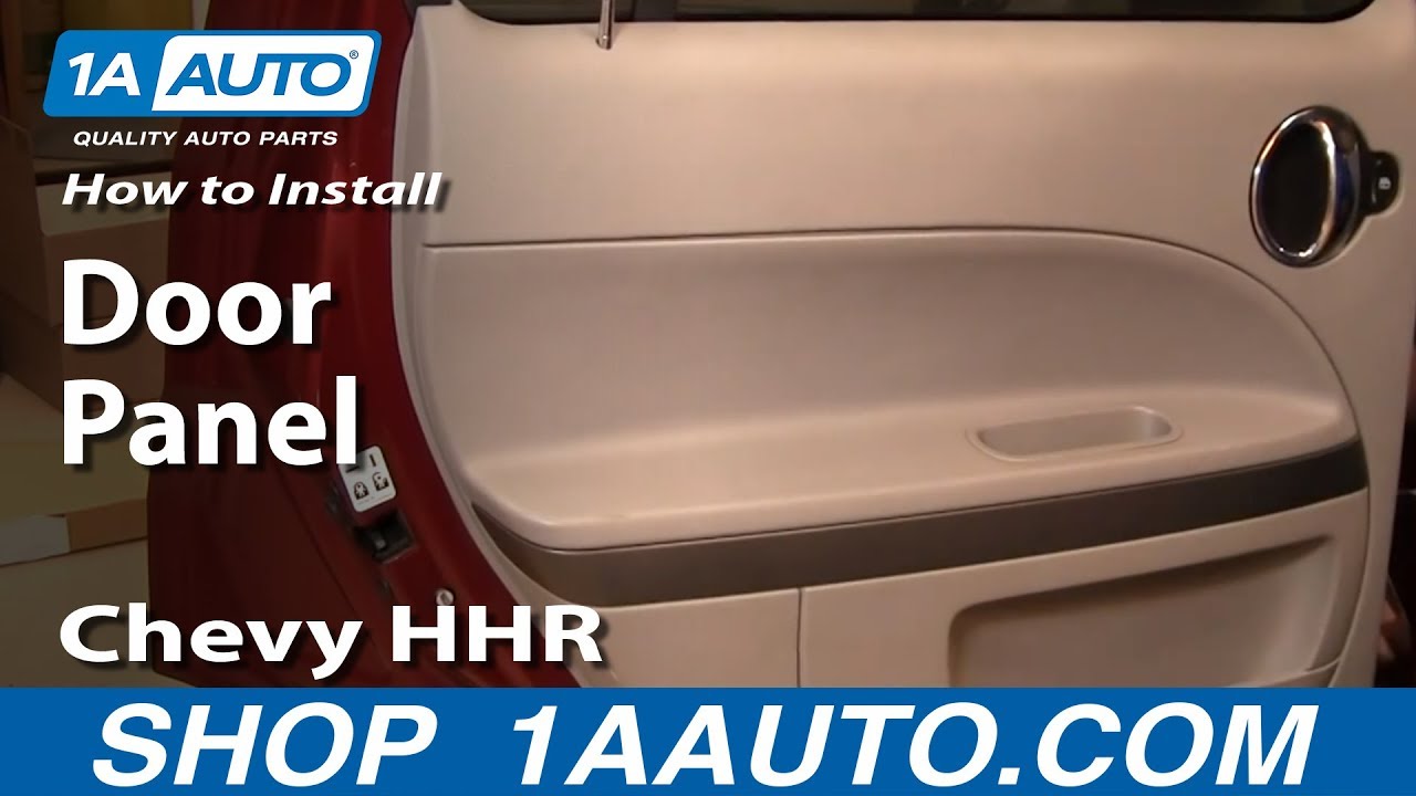 How To Install Replace Rear Door Panel Chevy HHR 06-10 1AAuto.com - YouTube