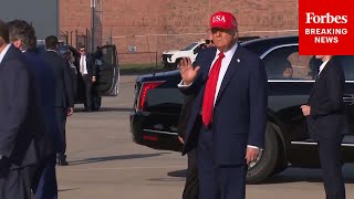 BREAKING NEWS: President Trump Arrives In Des Moines, Iowa