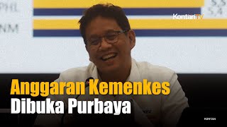 Menteri Keuangan Purbaya Sudah Buka Anggaran Kemenkes