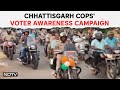 Lok Sabha Elections 2024 | Chhattisgarh Cops Motorcycle Rally To Spread Voter Awareness