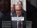 Schumer and Jeffries respond to Trump blaming the left for the death of Charlie Kirk  - 00:34 min - News - Video