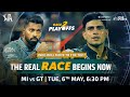 1 DAY TO GO! Mumbai Indians & Gujarat Titans eye top spot as they face off in #IPLRace2Playoffs!