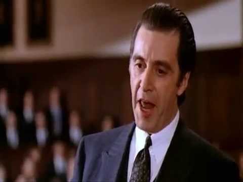 Scent of a Woman Al Pacino Speech