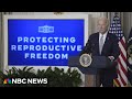 Biden discusses abortion rights on anniversary of Roe v. Wade decision