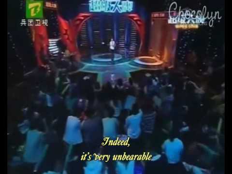 Zhang Li Yin - Left Shore of Happiness (Live) at Super Star (Bingtuan) with English Translation