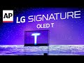 LG unveils ‘world’s first’ wireless transparent OLED TV at CES 2024
