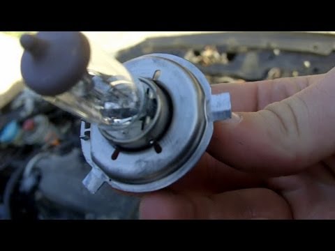 Change car headlight bulb honda civic #7