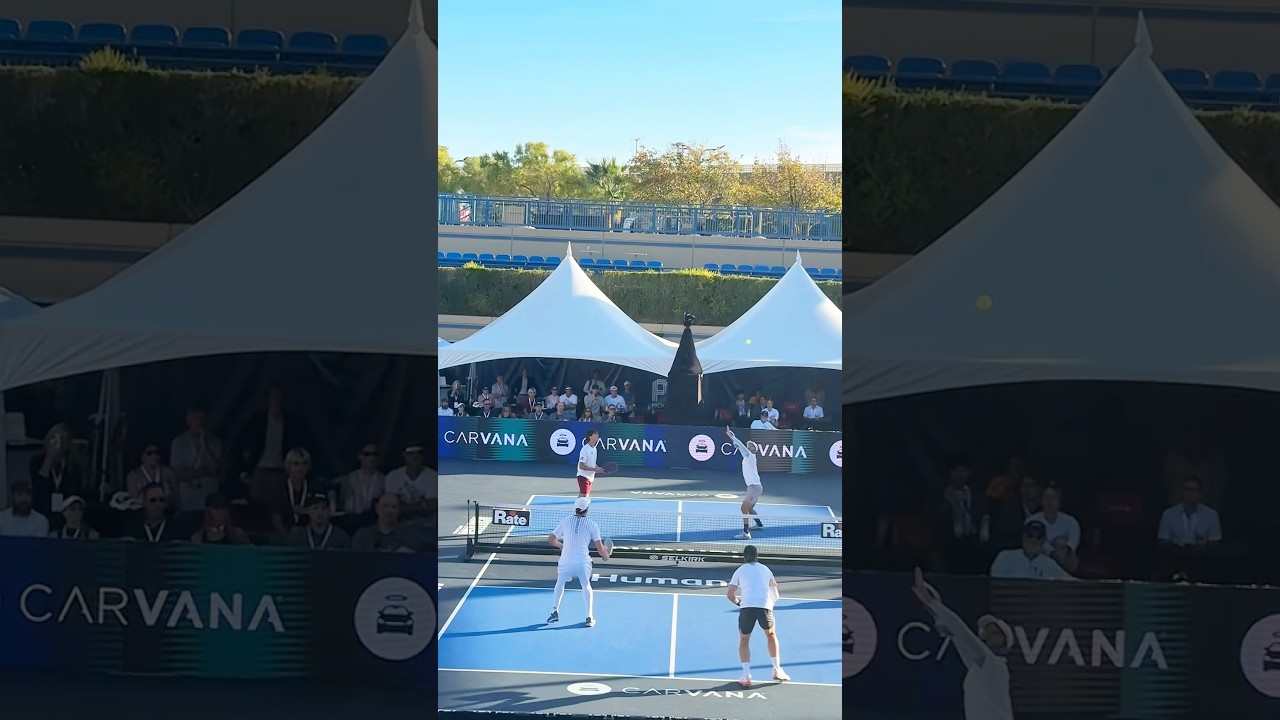Crazy pickleball point ☄️