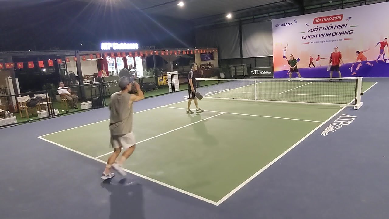 POWERFUL DRIVES! 4.0 Vietnamese! 4.0 Pickleball in Vietnam ATP Clubhouse in Da Nang, Vietnam
