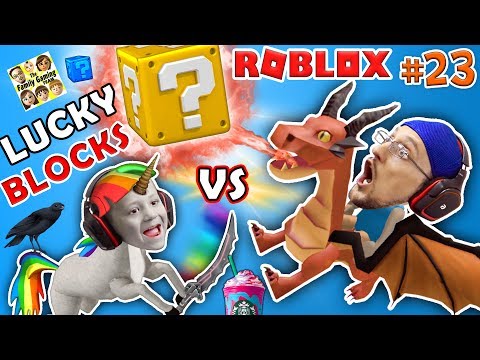 ROBLOX LUCKY BLOCKS BATTLE! UNICORNS & FRAPPUCCINO, WHERE 