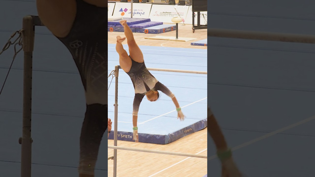 "기계체조 전국종별체조선수권 이단평형봉" 차연희(제천시청) #artisticgymnastics #차연희 #여자기계체조 #gymnastics #shorts