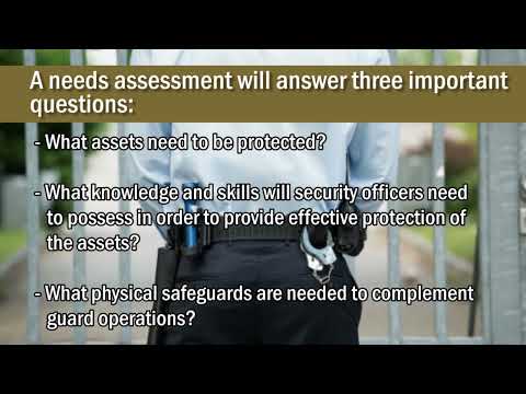 Assessing the Need for Security Officer Services