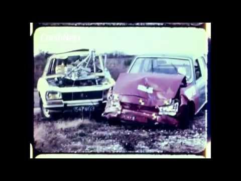 Видео краш-теста Peugeot 504 1977 - 1982