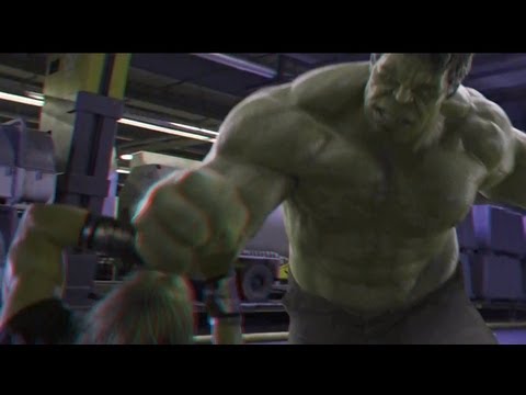 The Avengers (2012)(3D)(Side By Side) - Thor VS Hulk [Clip 6]