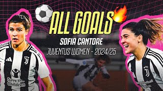 Thank You, Sofia! CANTORE's Top Goals from Her Farewell Season (24/25) at Juventus Women!