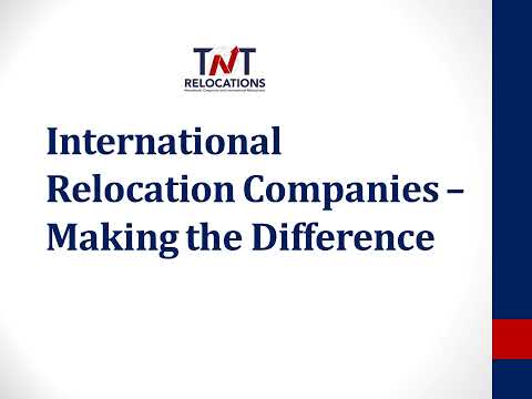 International Relocation Companies – Making the Difference