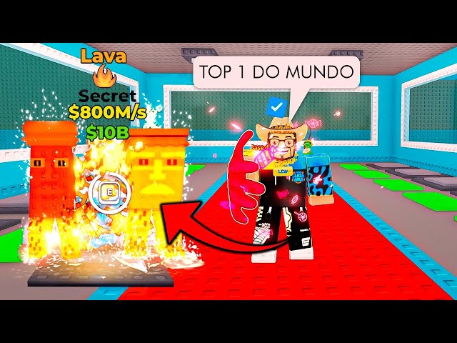 PEGUEI o BRAINROT MAIS RARO do MUNDO pra PEGAR TOP 2 GLOBAL! 🧠🔥 (IMPARÁVEL)