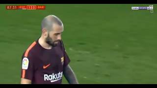 مباراة برشلونة واسبانيول بتاريخ 17-01-2018 كأس ملك إسبانيا ...