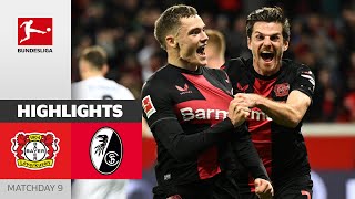 Flawless! Leverkusen Still Unbeaten! | Leverkusen — Freiburg 2-1 | Highlights | MD 9 – Bundesliga