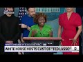 Cast of Ted Lasso joins White House press briefing to address mental health| ABC News  - 00:00 min - News - Video