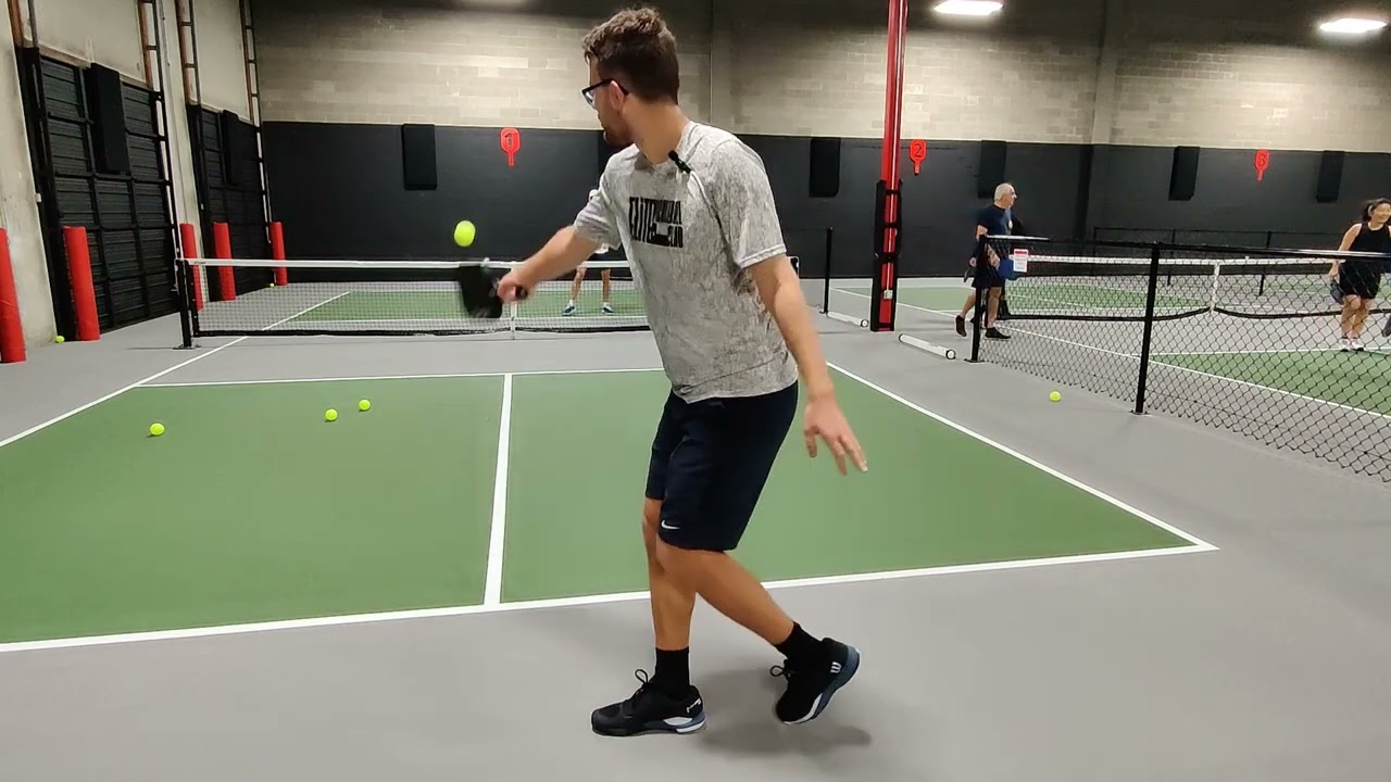 Professional Pickleball Drilling Baseline and Transition with 5.0