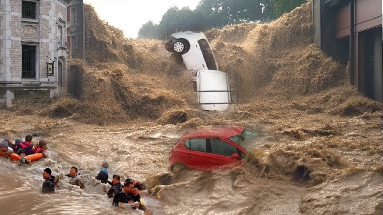 Horror! Extreme floods hit Bahia Blanca! Argentina
