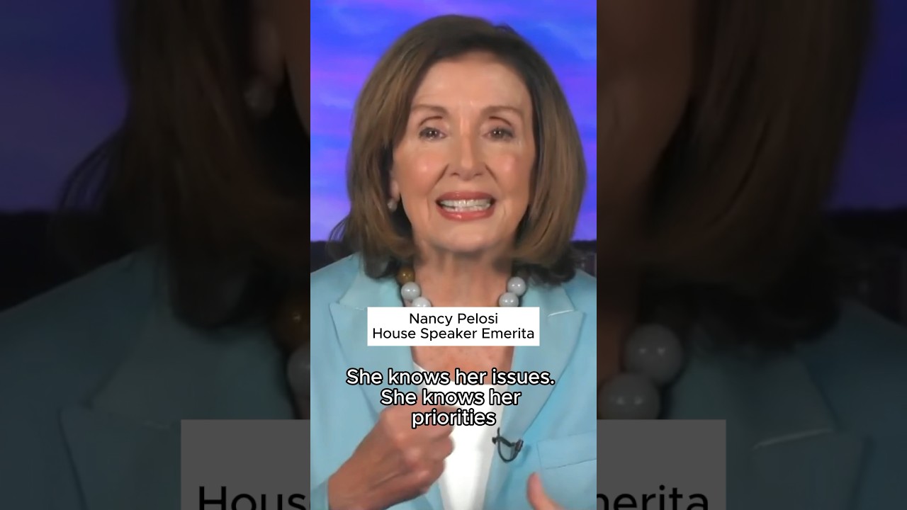 Pelosi slams Trump's attacks on VP Harris