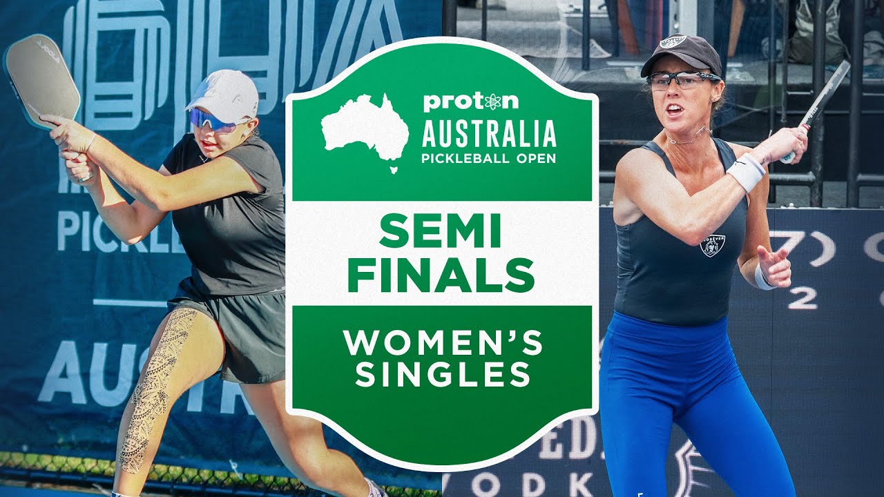 Nicole Schoemnan vs Kaitlyn Christian at the Proton Australia Pickleball Open