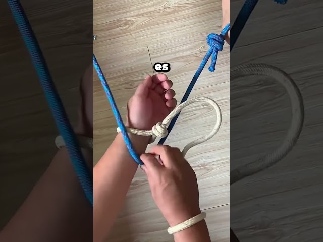 Genialer Trick um Seile ohne Schere zu lösen!