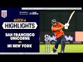 Xavier Bartlett’s fiery 59* seals San Francisco Unicorns’ third straight win | HIGHLIGHTS #MLC2025