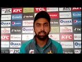 Abdullah Shafique speaks to media on day five of Rawalpindi Test