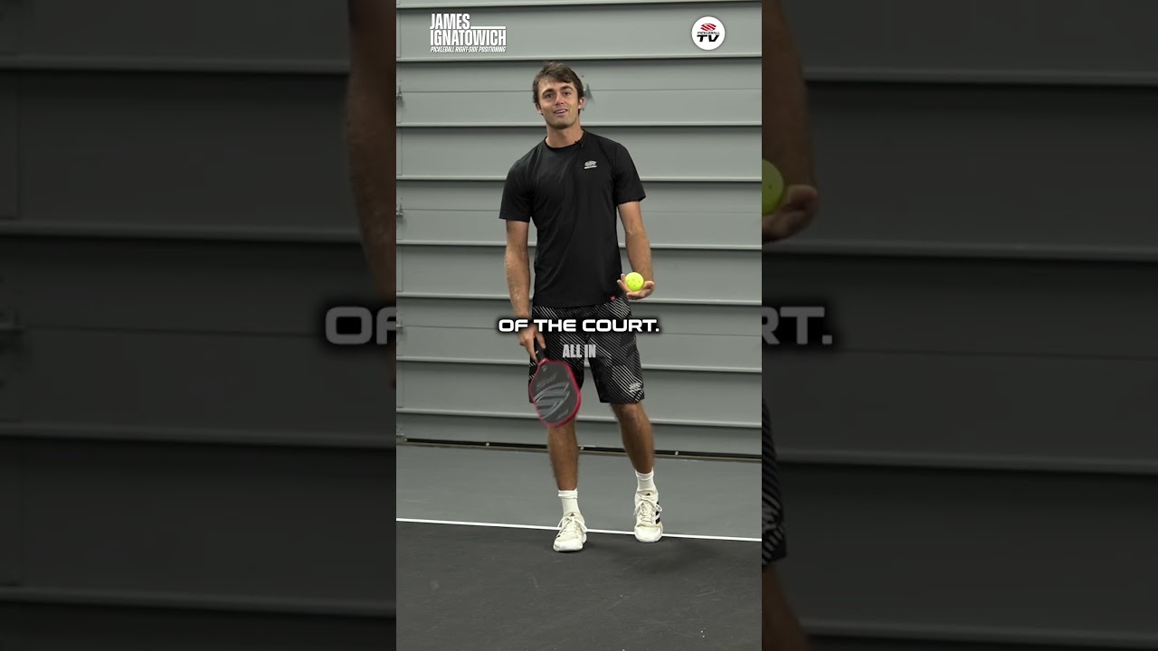 @JamesIgnatowich will teach you aggressive forehand drives from the right side of the court 🗣️