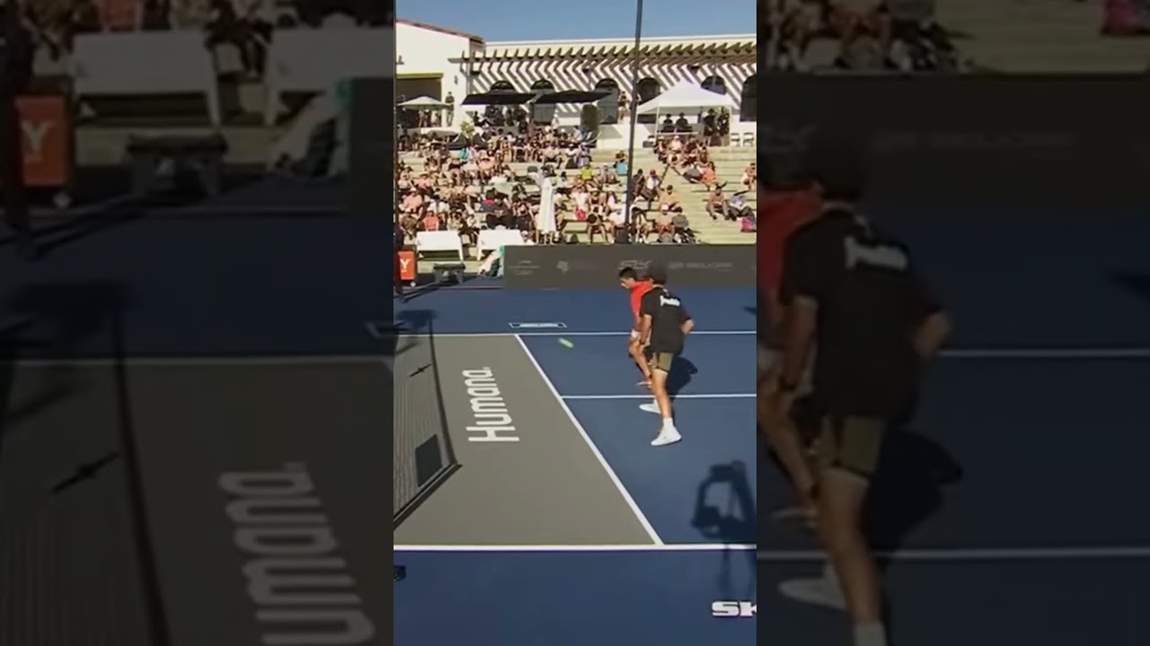 Johns/Johns v Patriquin/Tellez at the Select Medical Orange County Cup (1) #shorts #pickleball