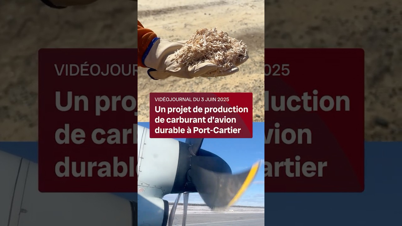 Un projet de carburant d’aviation durable à Port-Cartier | Vidéojournal