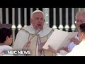 Vatican issues apology after Pope Francis uses homophobic slur