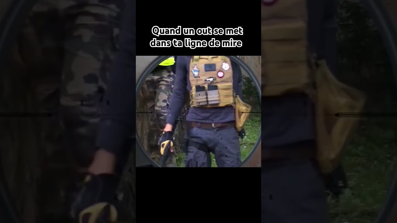 Quand un out se met devant ta ligne de mire #airsoft #sniper #scopecam #camman